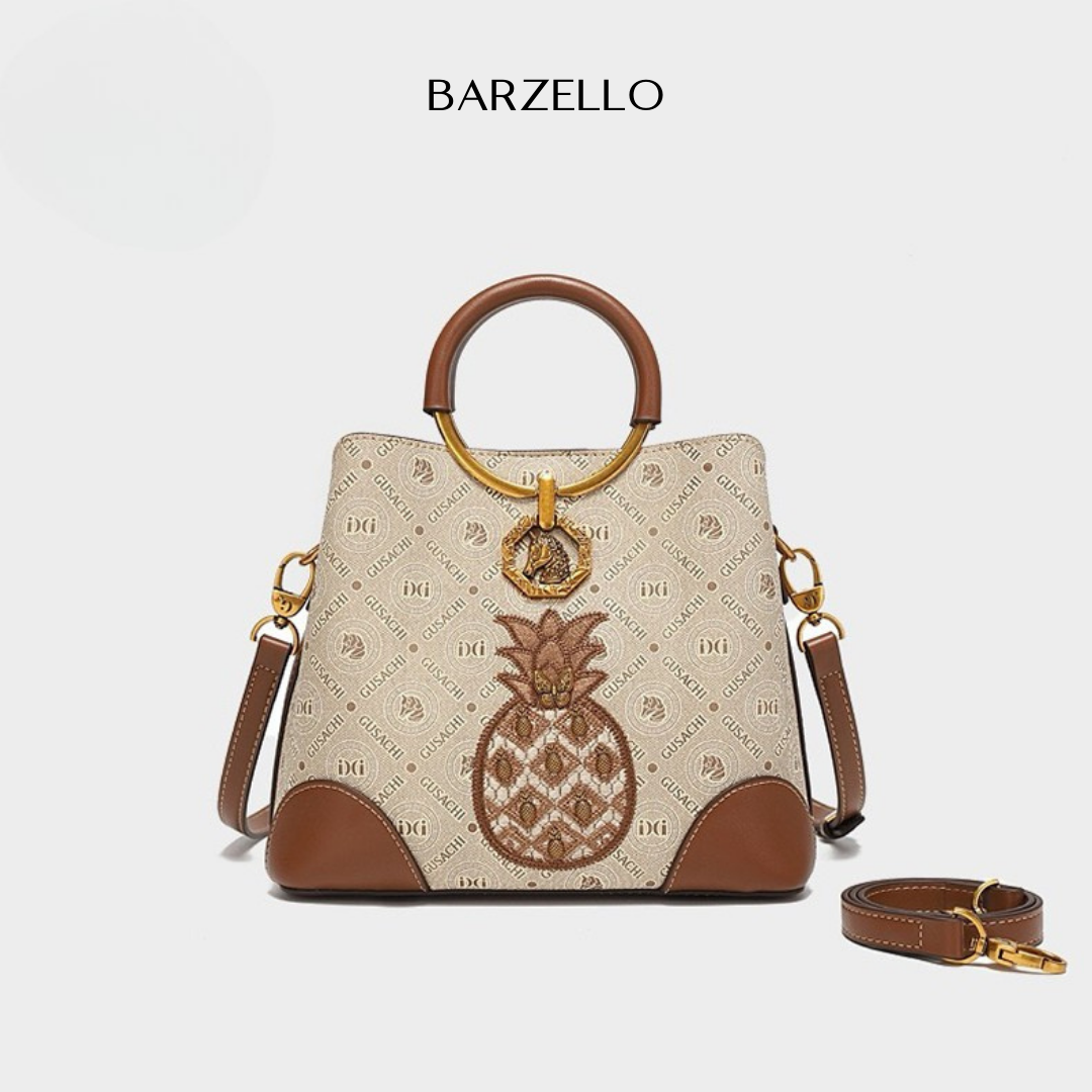 Gold Pineapple Bag
