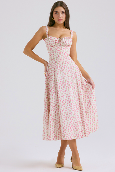 Mavie Bustier Elbise - Yeni Baskı