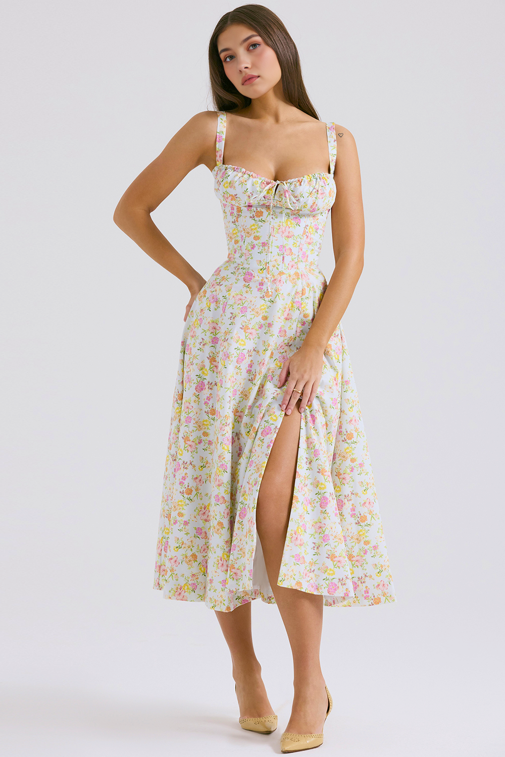 Mavie Bustier Elbise - Yeni Baskı