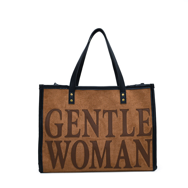 Gentle Woman Tote Bag - Barzello, Barzello Çantaları, İndirimleri Keşfet ! Barzello Kahverengi Barzello