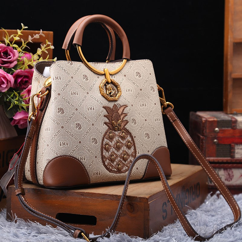 Gold Pineapple Bag