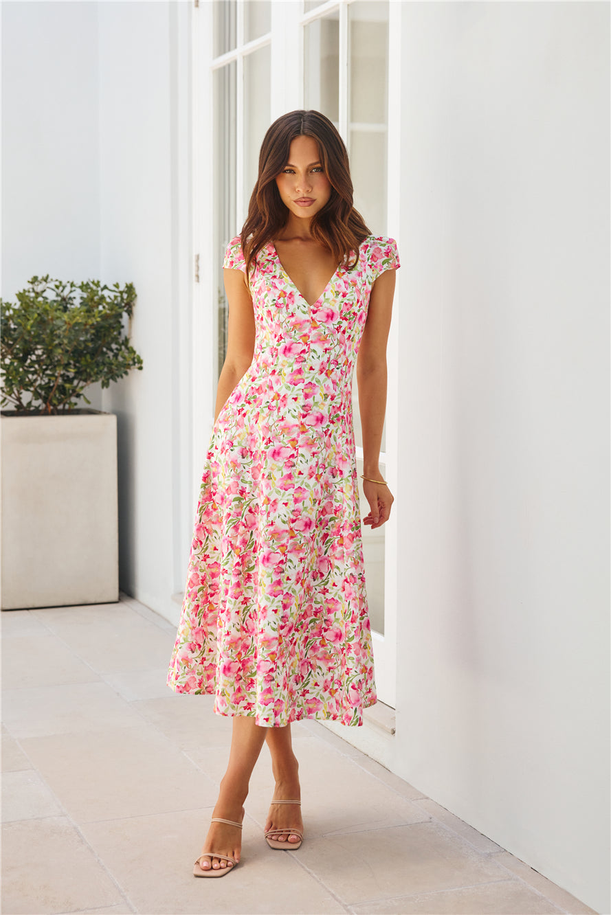 Alba Midi Elbise — Barzello