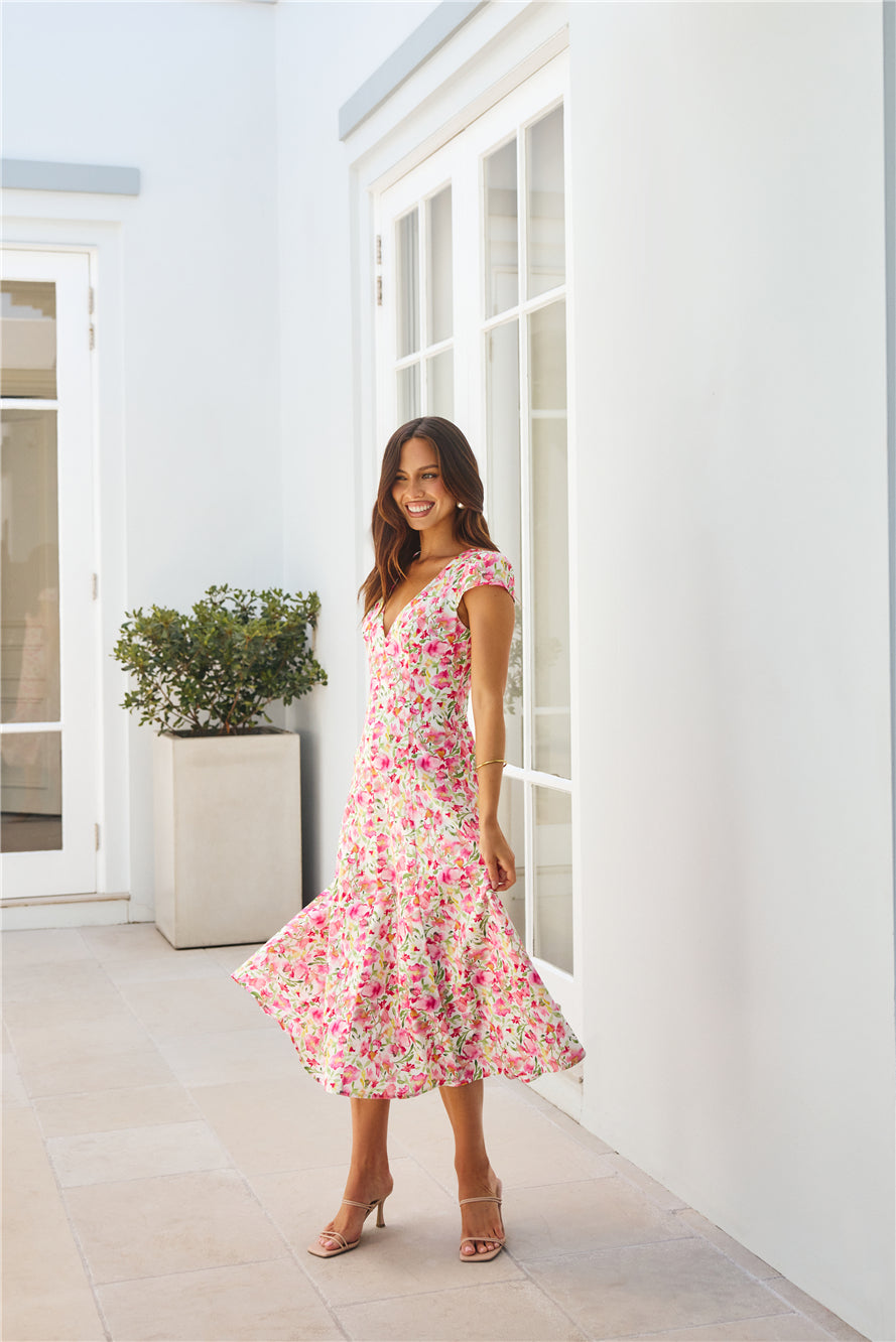 Alba Midi Elbise — Barzello
