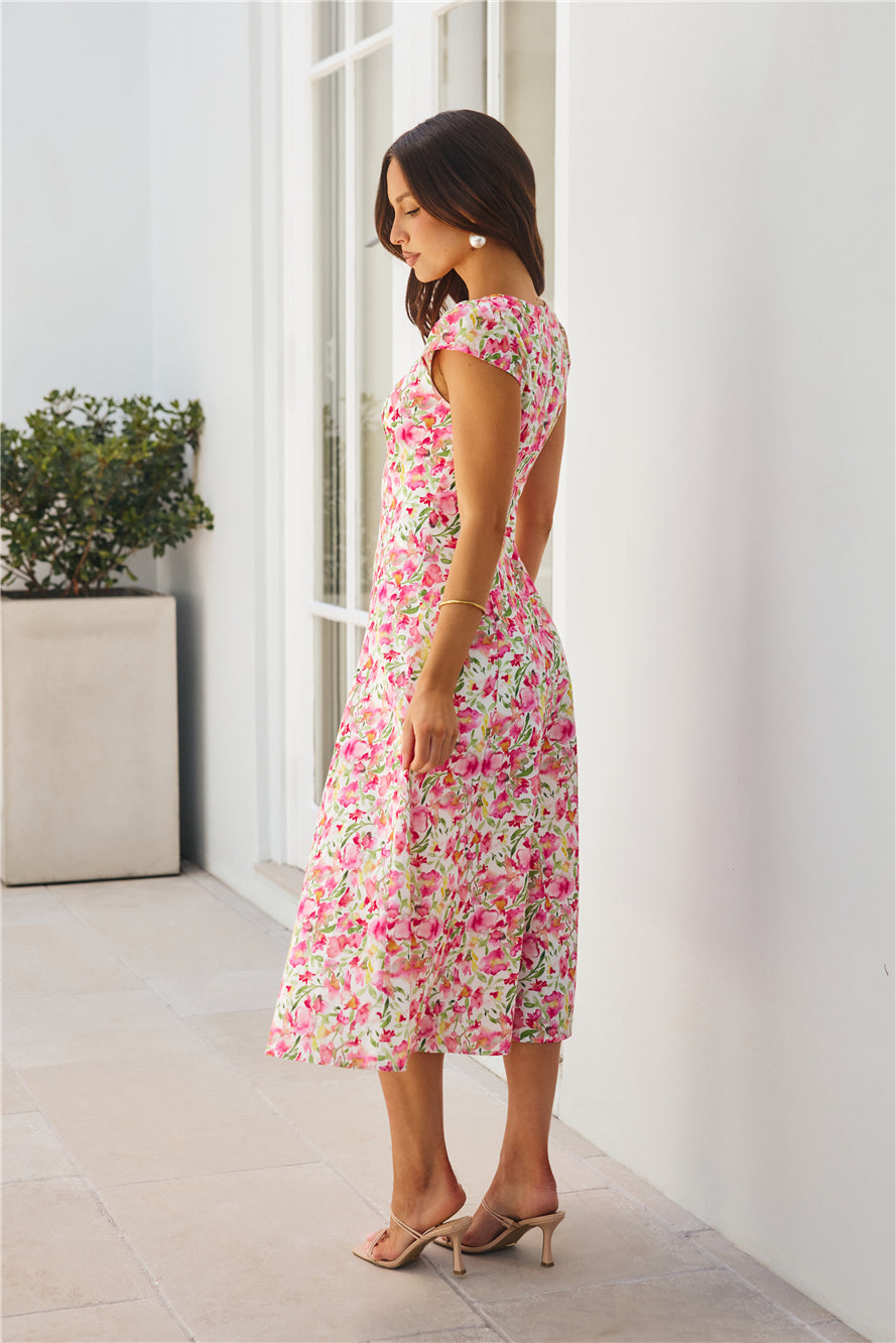 Alba Midi Elbise — Barzello