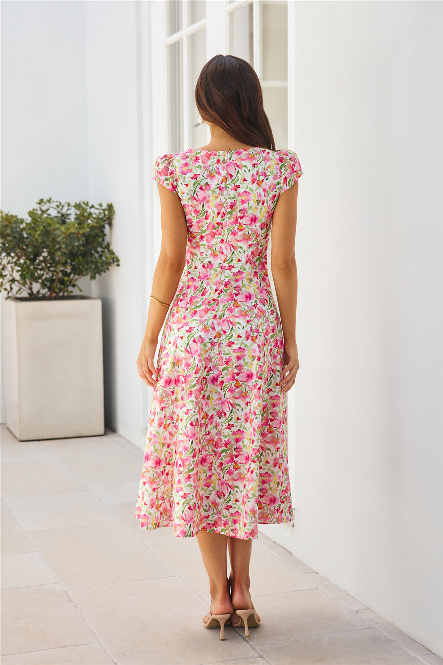 Alba Midi Elbise — Barzello