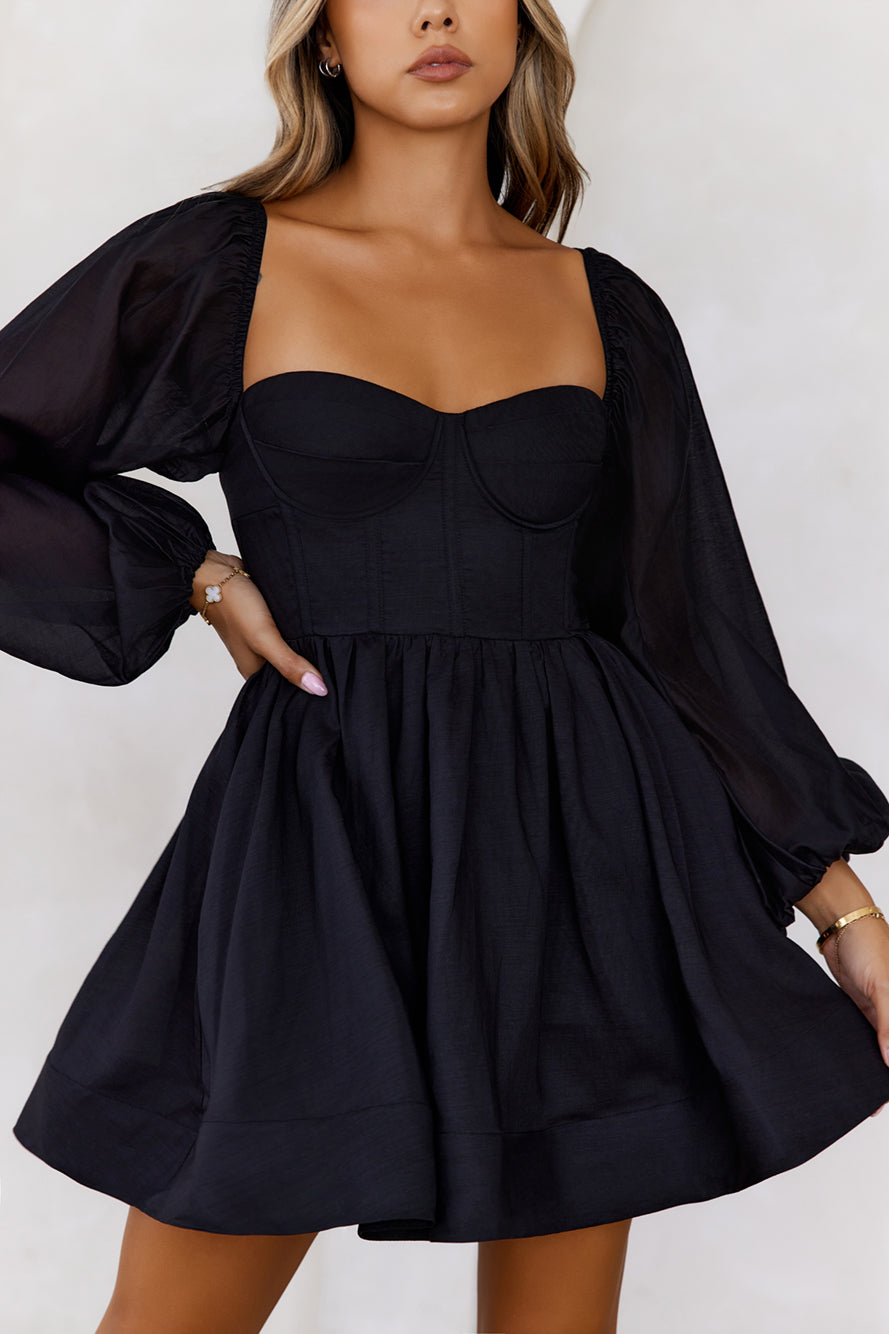 Anouk Mini Elbise — Barzello