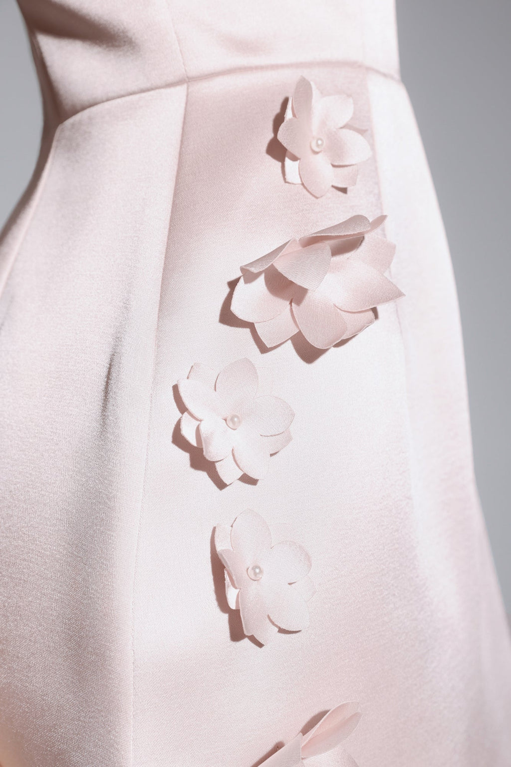 Bellezza Saten Mini Elbise — Barzello