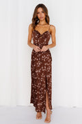 Bianca Saten Midi Elbise — Barzello
