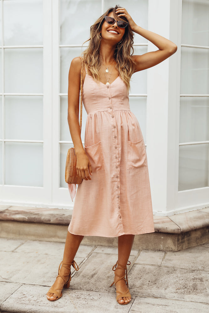 Camelia Midi Elbise — Barzello