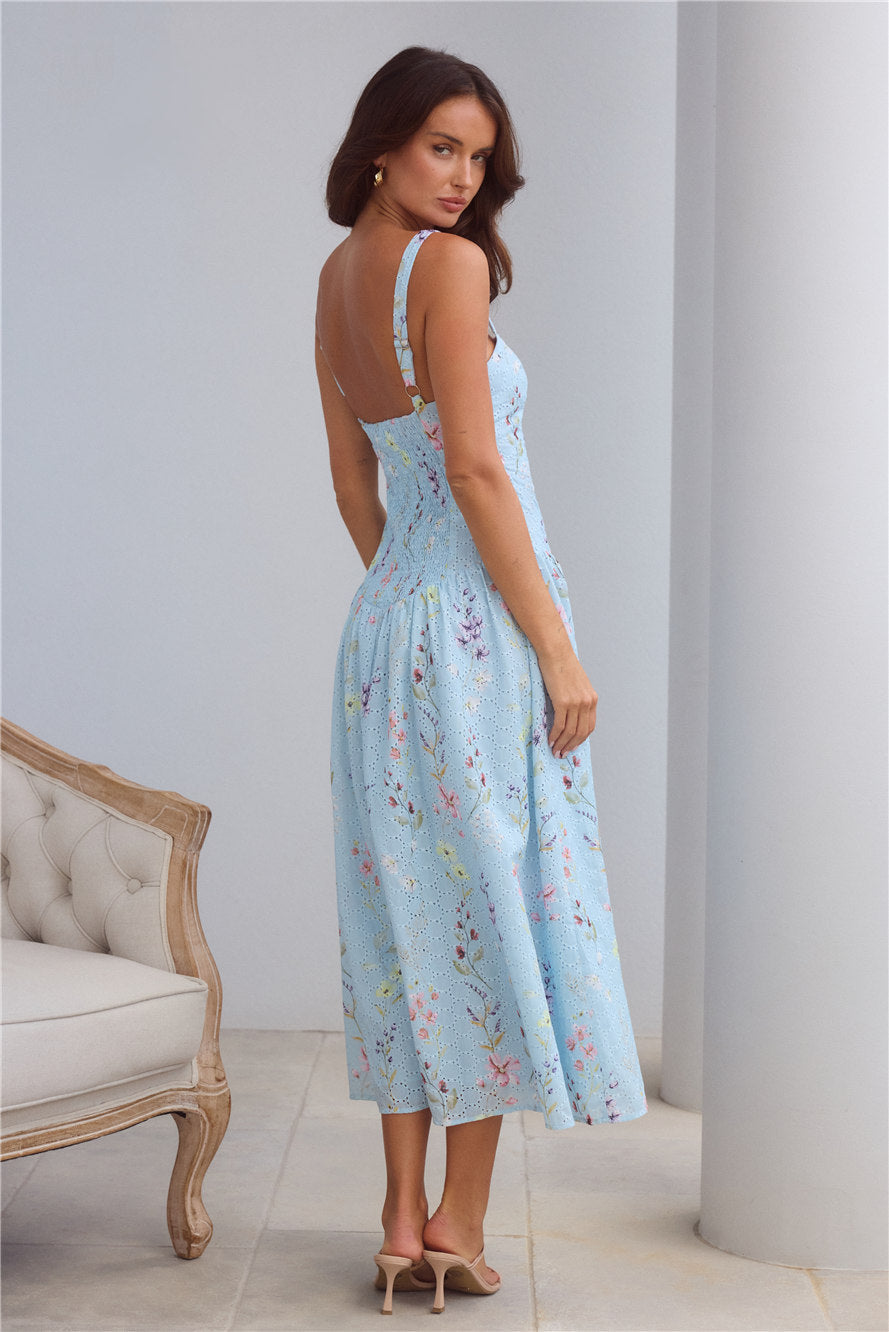Camelia Nakışlı Elbise — Barzello