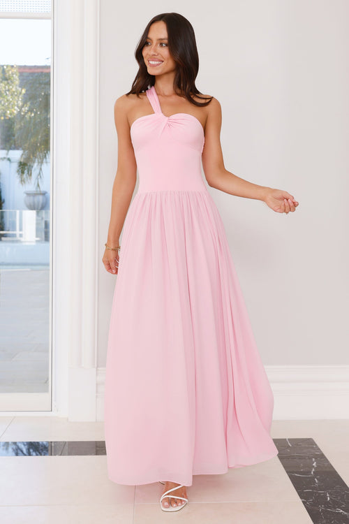 Camelia Tek Omuz Elbise — Barzello