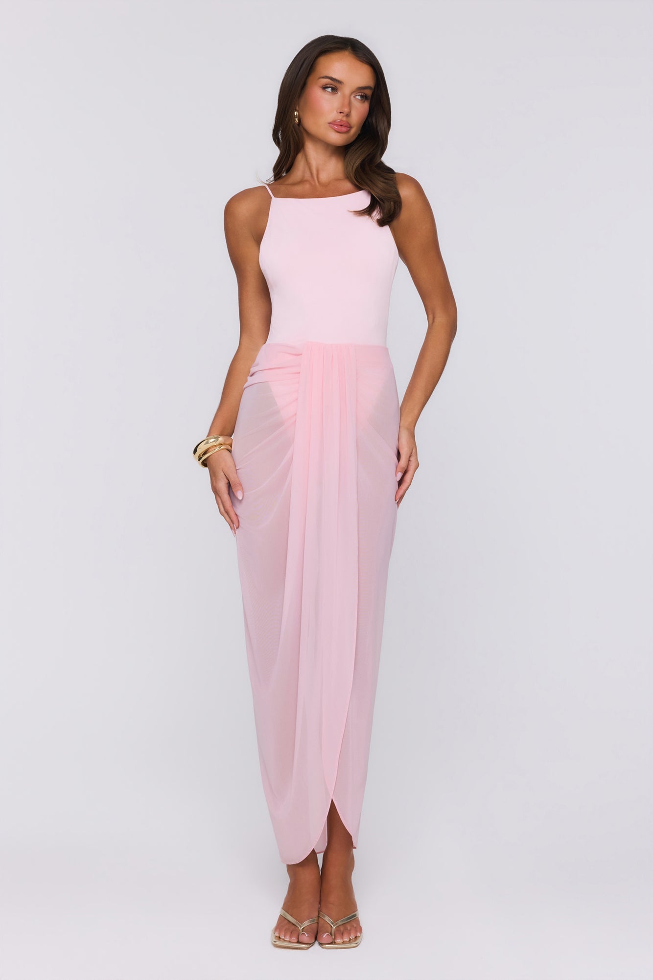 Divina File Elbise — Barzello