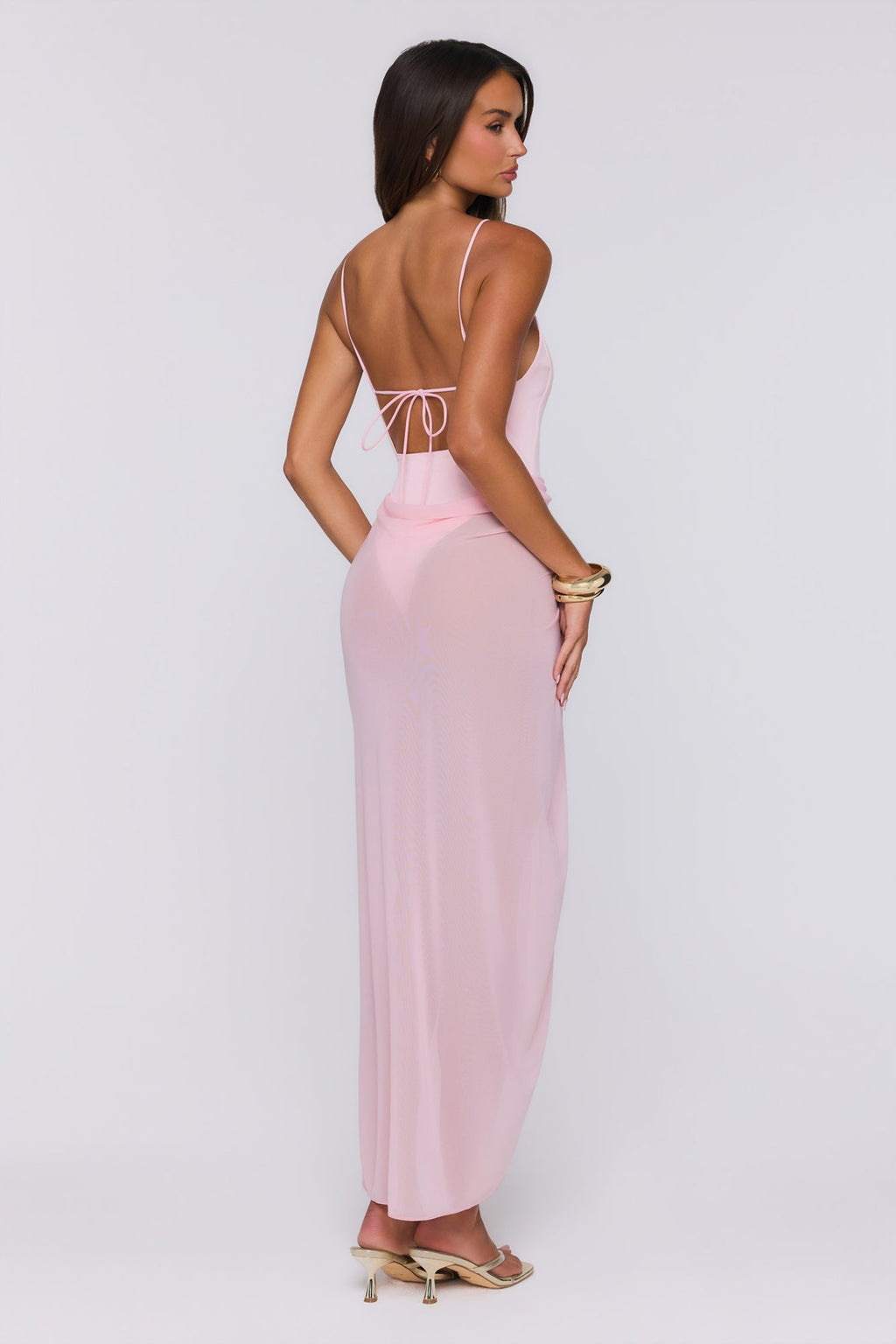 Divina File Elbise — Barzello