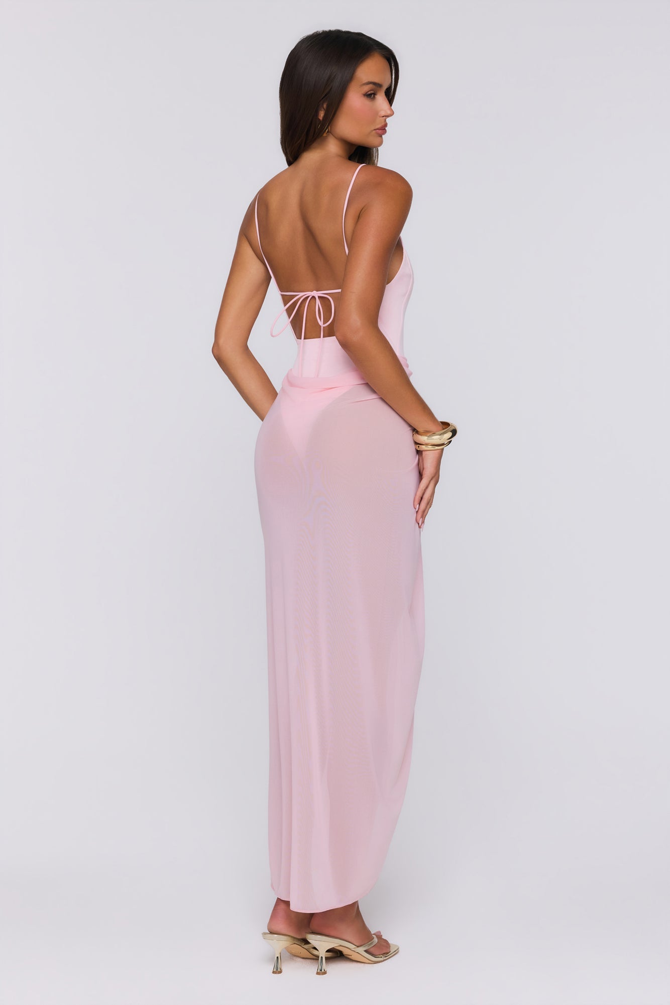 Divina File Elbise — Barzello
