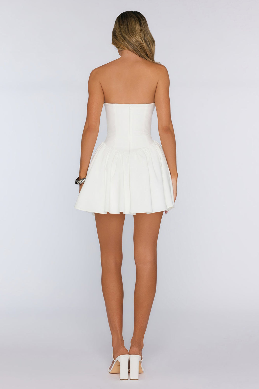 Emeraude Tül Mini Elbise — Barzello