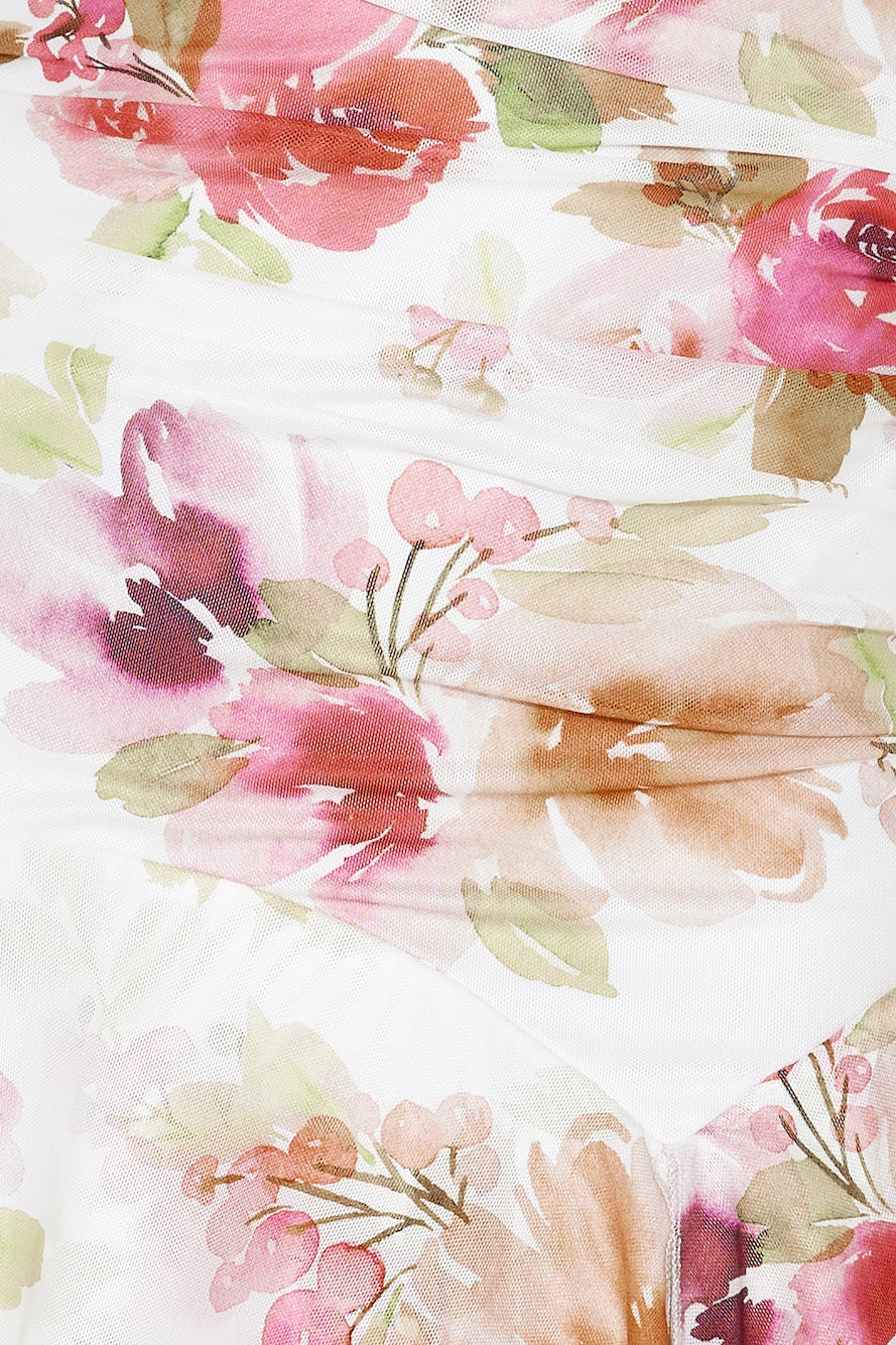 Farfalla File Mini Elbise — Barzello