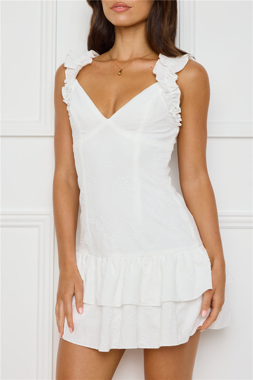 Farfalla Katlı Mini Elbise — Barzello