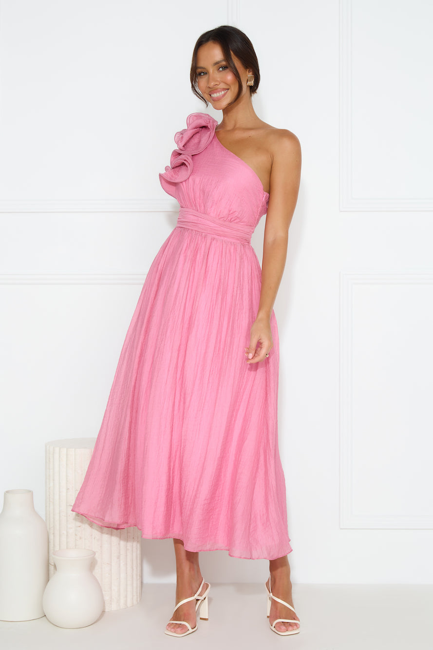 Farfalla Midi Elbise — Barzello