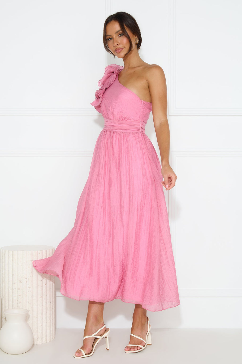 Farfalla Midi Elbise — Barzello