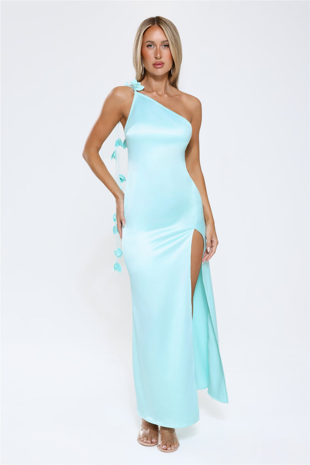 Farfalla Saten Elbise — Barzello