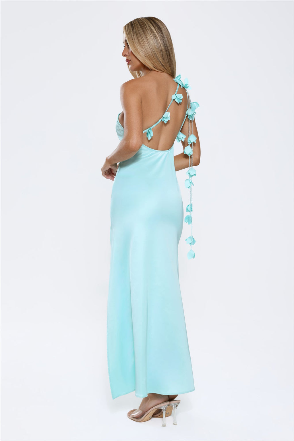 Farfalla Saten Elbise — Barzello