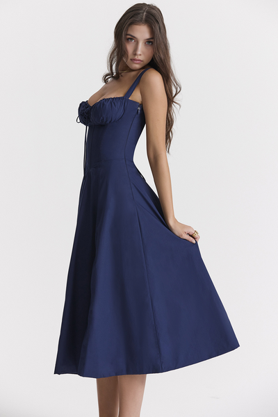 Mavie Bustier Elbise - Yeni Baskı