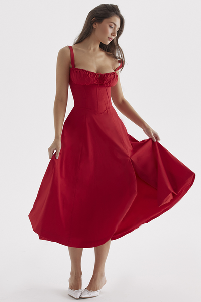 Mavie Bustier Elbise - Yeni Baskı