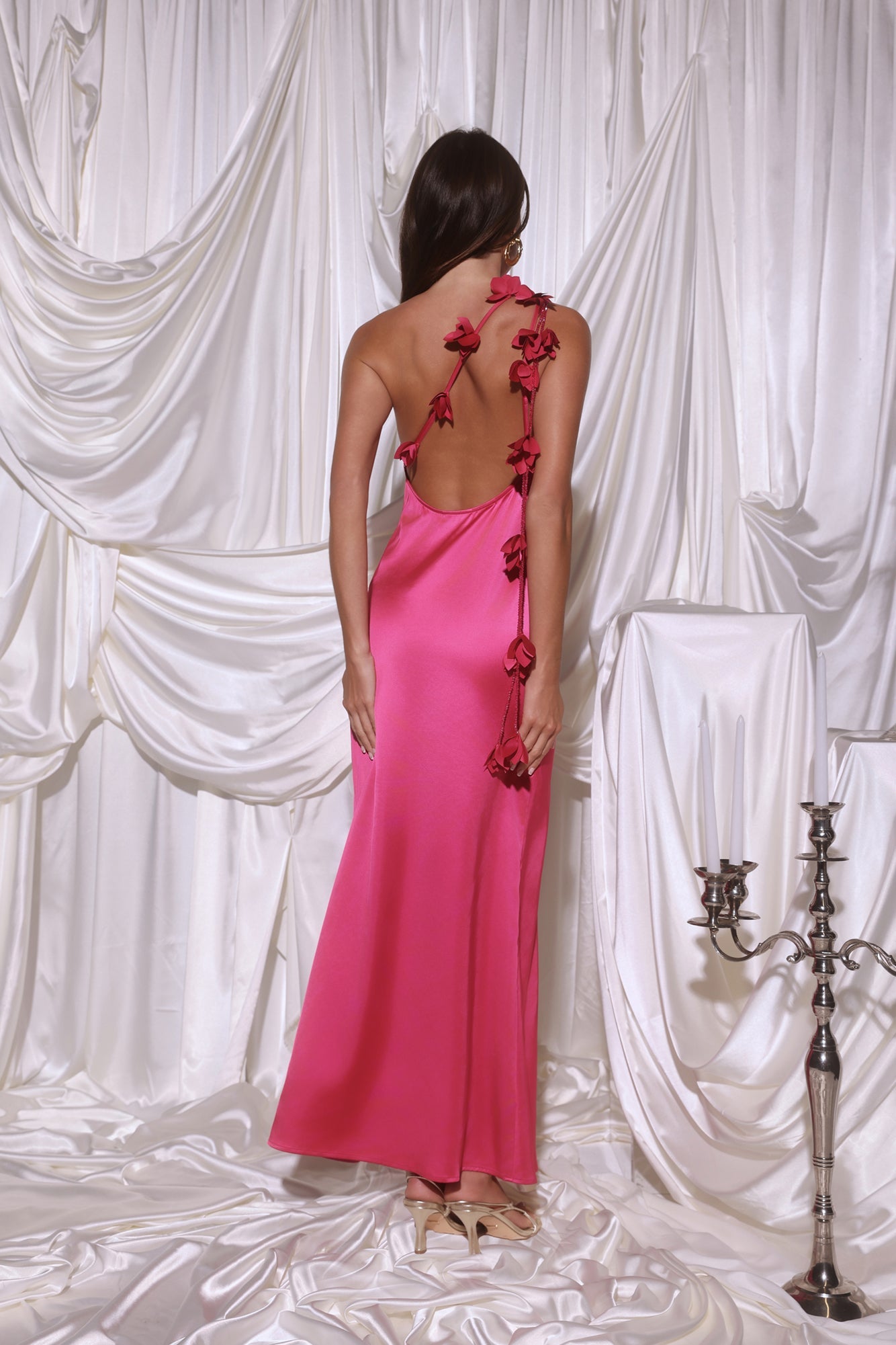 Florentine Tek Omuz Elbise — Barzello