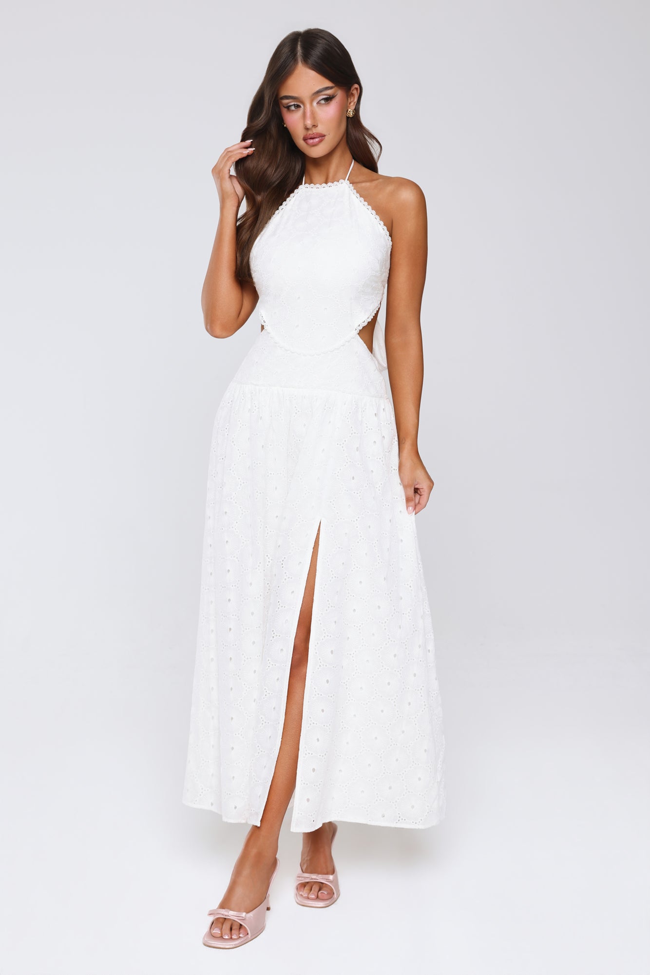 Gala Nakışlı Maksi Elbise — Barzello