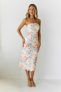 Isola Nakışlı Midi Elbise — Barzello