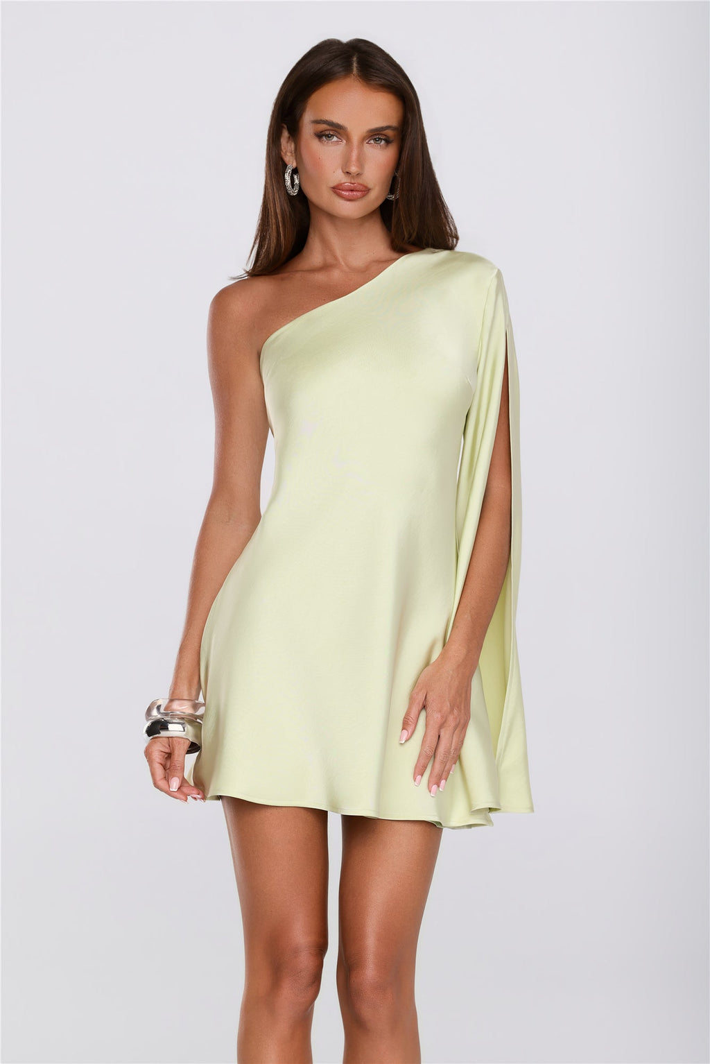 Ivresse Saten Mini Elbise — Barzello