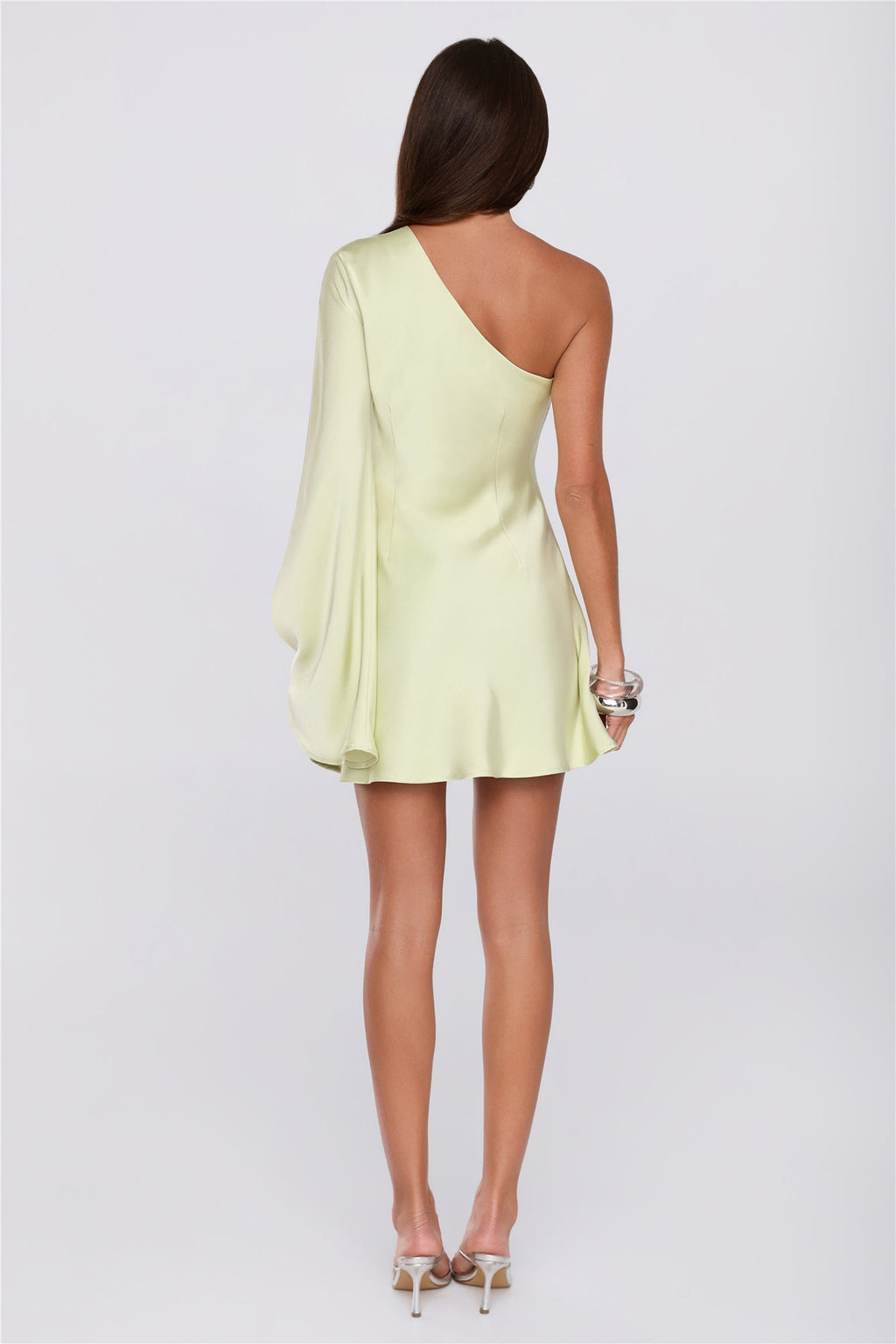Ivresse Saten Mini Elbise — Barzello