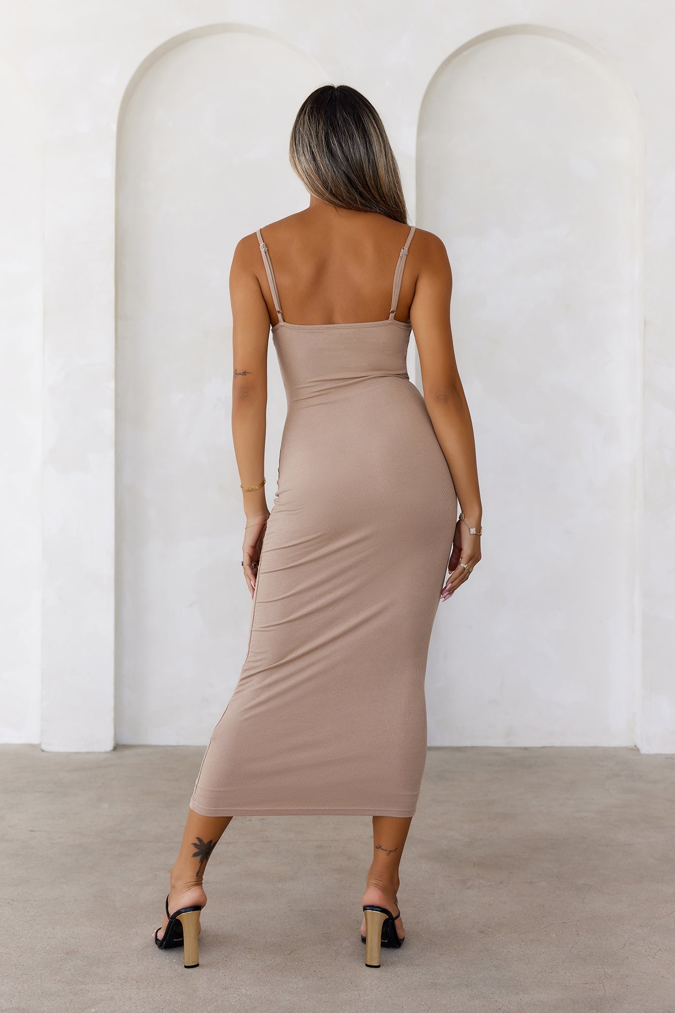 Kalem Fitilli Midi Elbise — Barzello