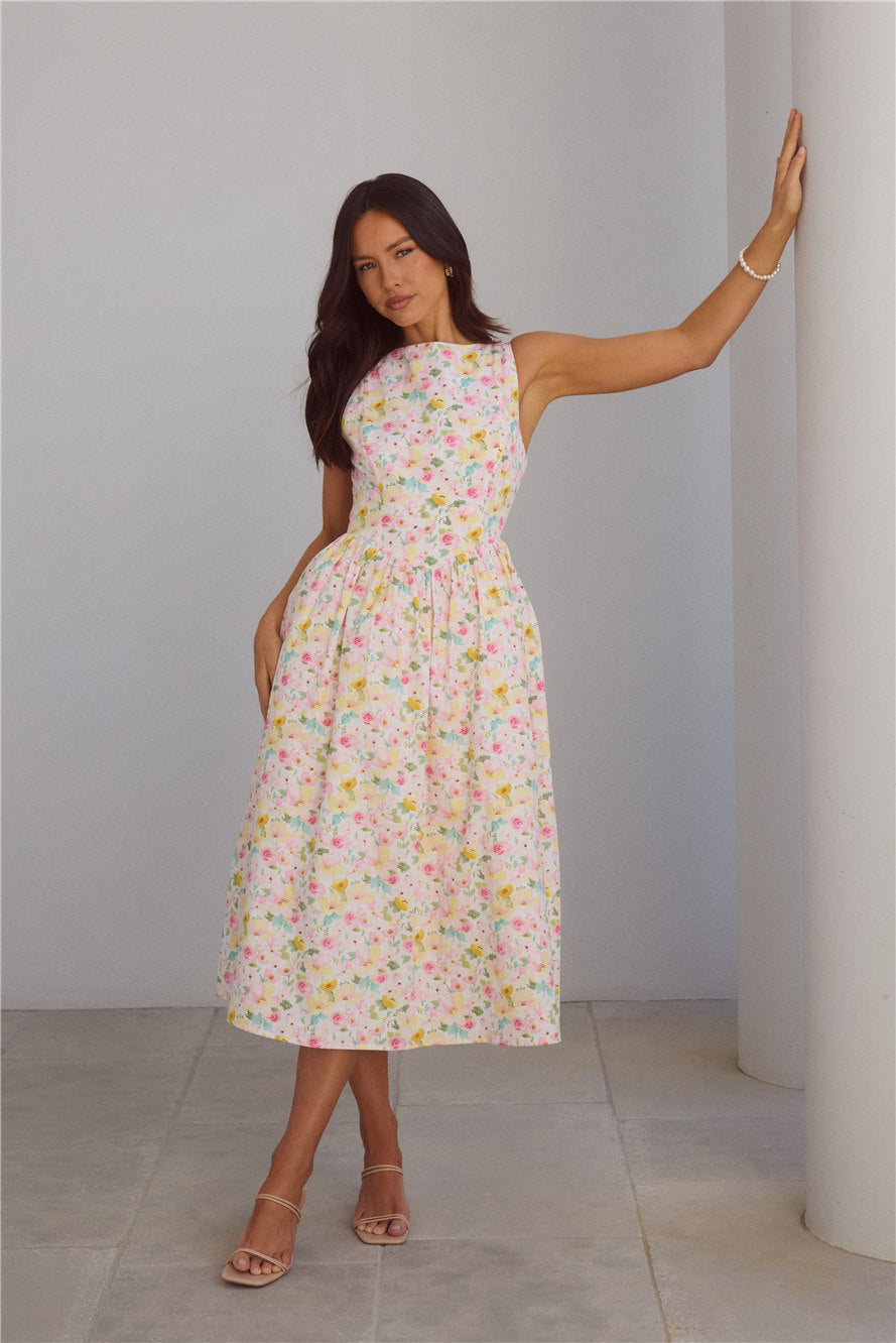 Kismet Midi Elbise — Barzello