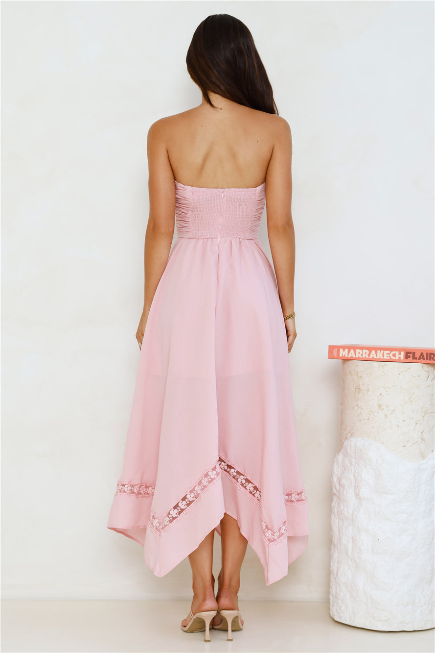 Lavinia Dantel Midi Elbise — Barzello