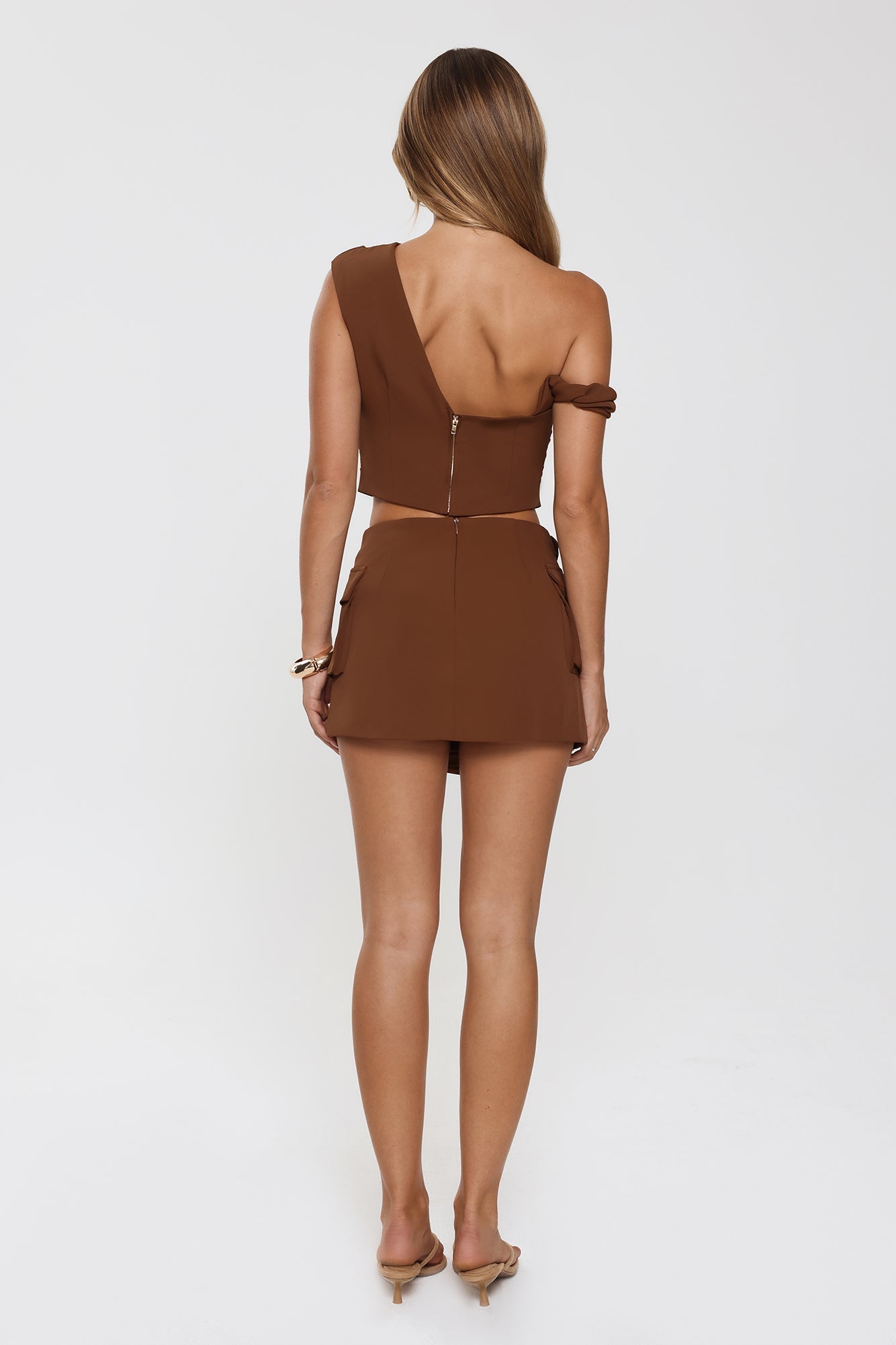 Maritza Kruvaze Mini Etek — Barzello