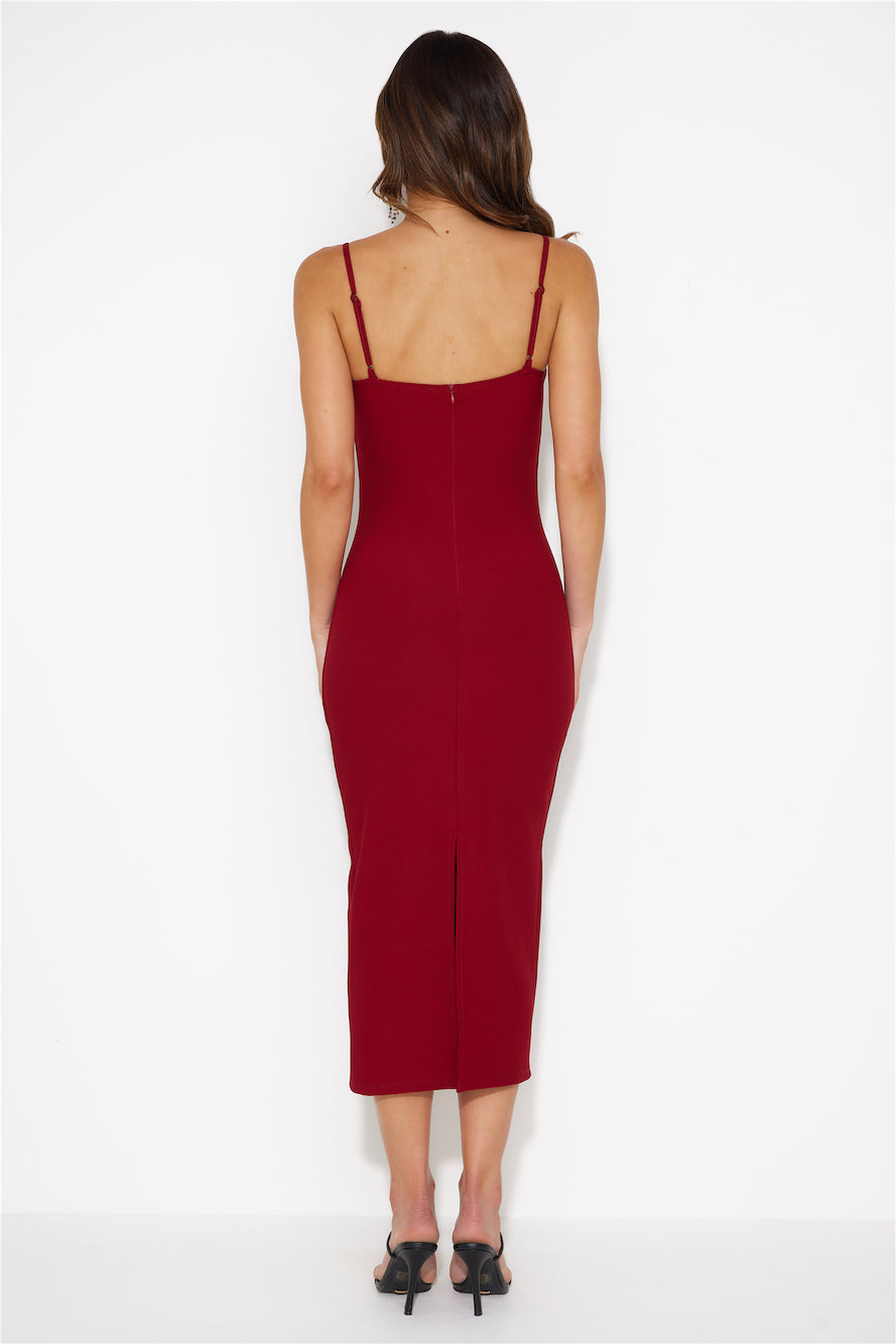 Maritza Midi Elbise — Barzello
