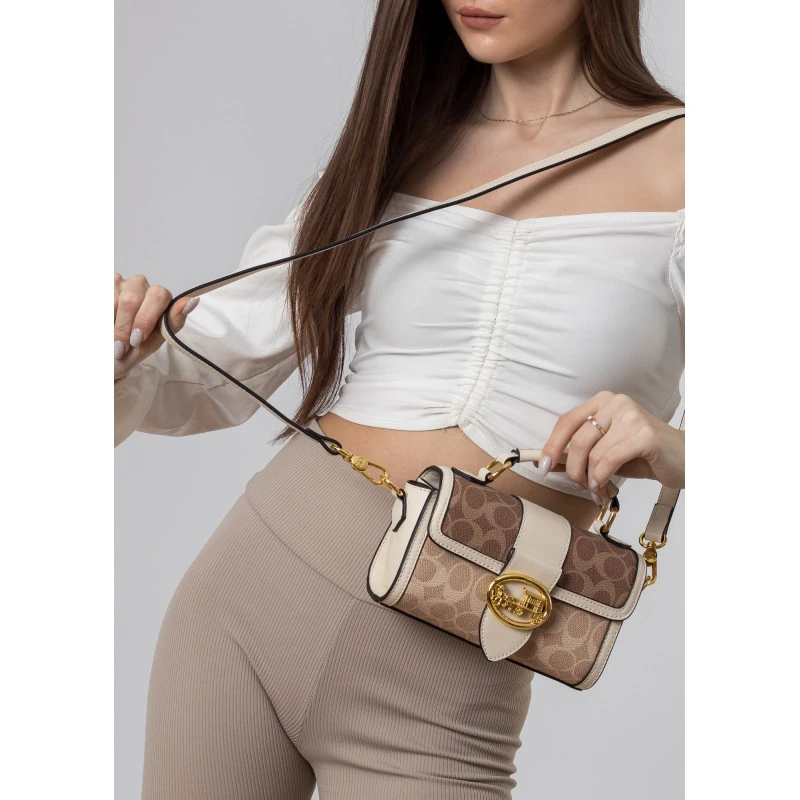 MINI EMERALD BAG White