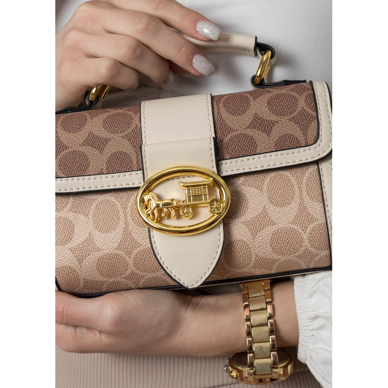 MINI EMERALD BAG White