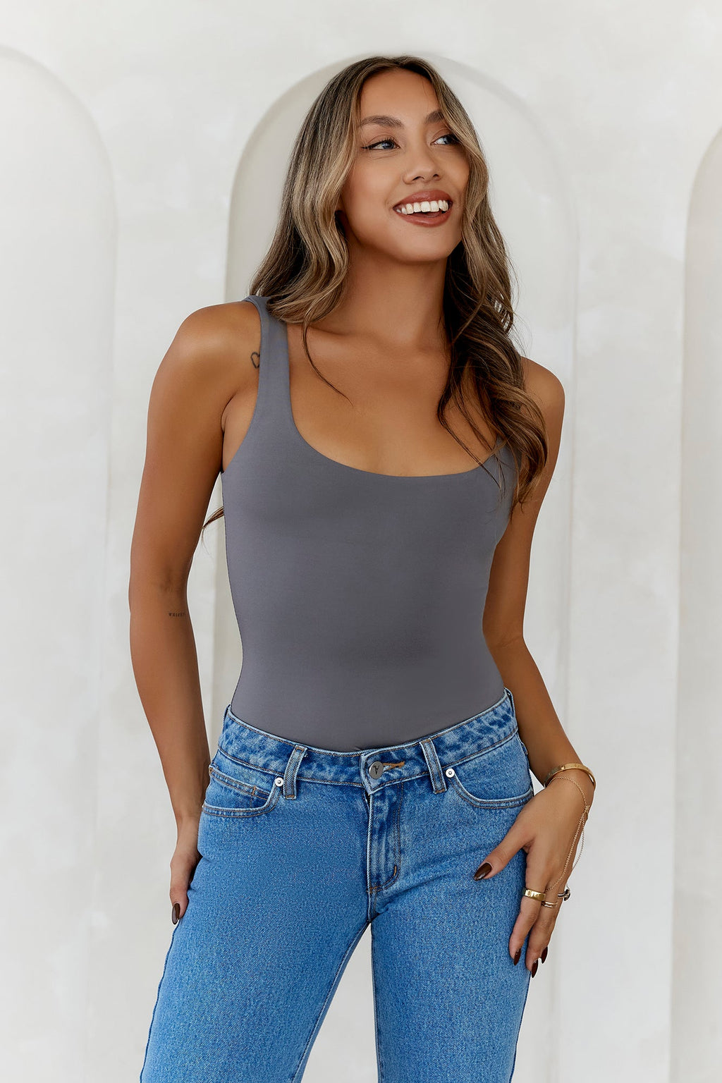 Mirabel Denim Üst — Barzello