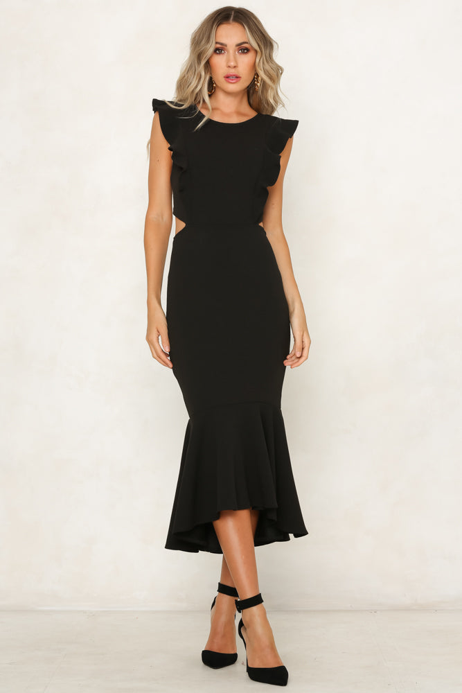 Neroli Midi Elbise — Barzello