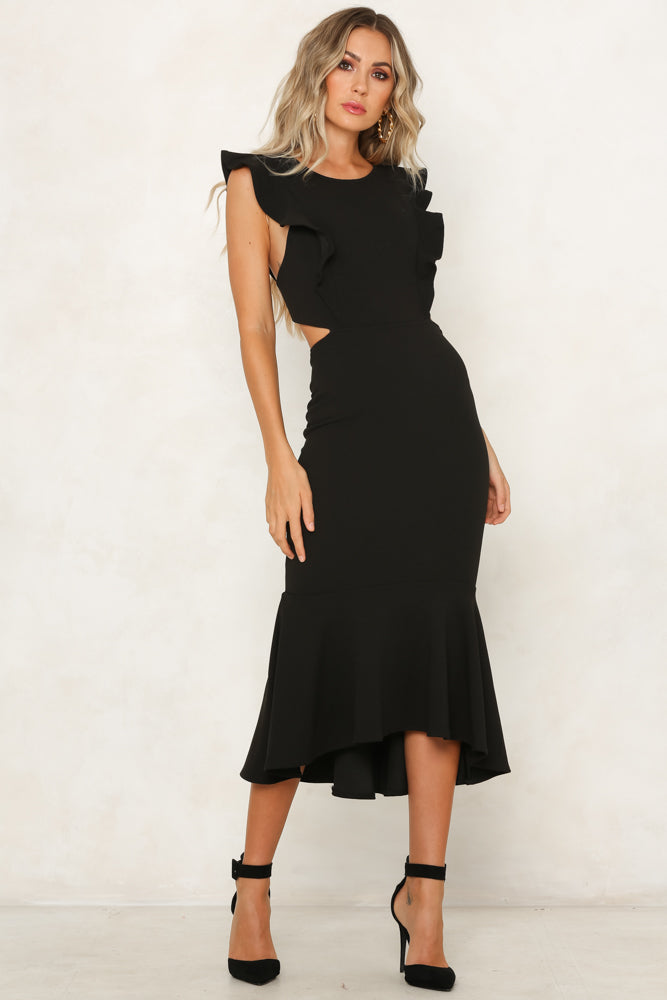 Neroli Midi Elbise — Barzello