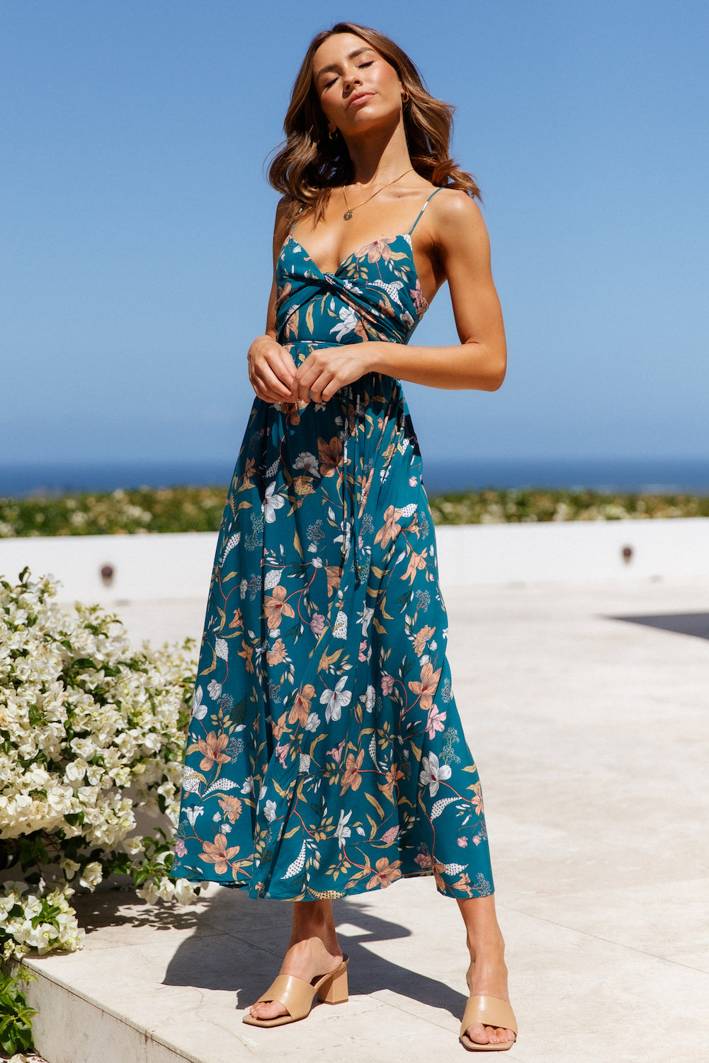 Noelle Midi Elbise — Barzello