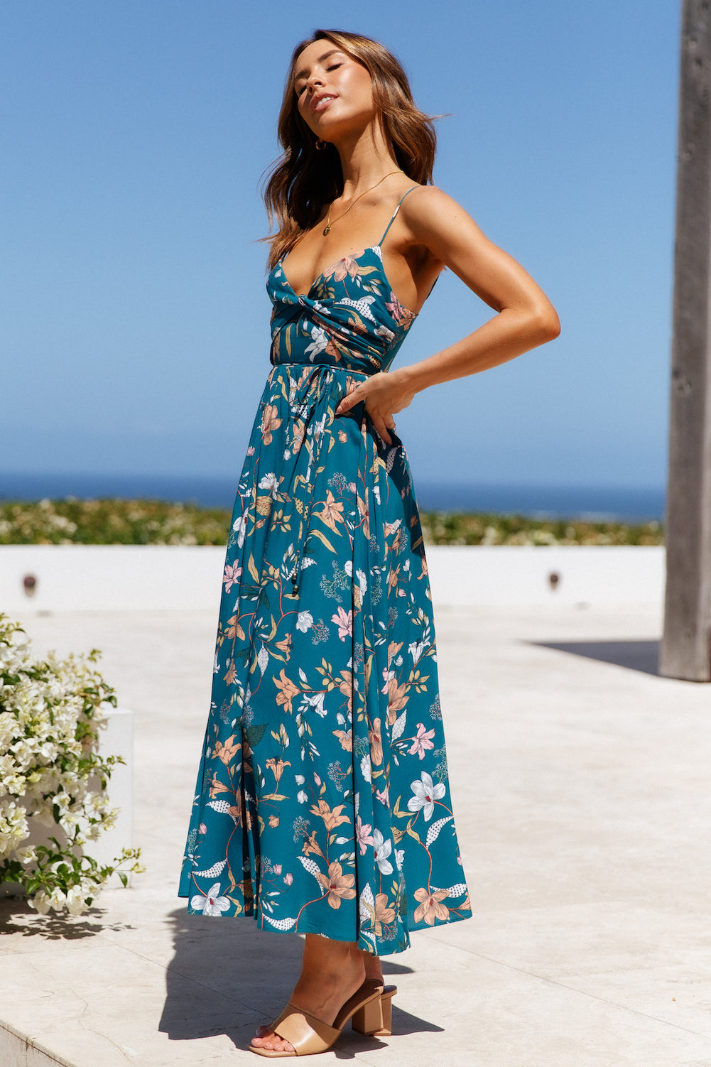 Noelle Midi Elbise — Barzello