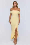 Palermo File Midi Elbise — Barzello