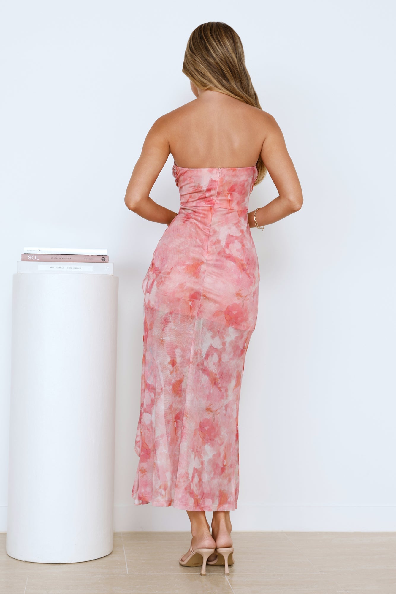 Perla Straplez File Elbise — Barzello