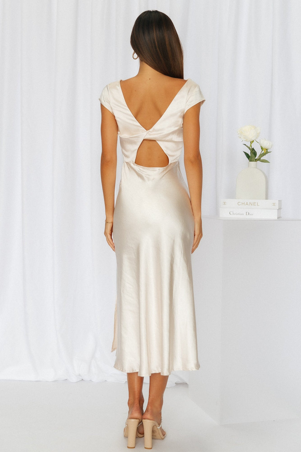 Portofino Midi Elbise — Barzello