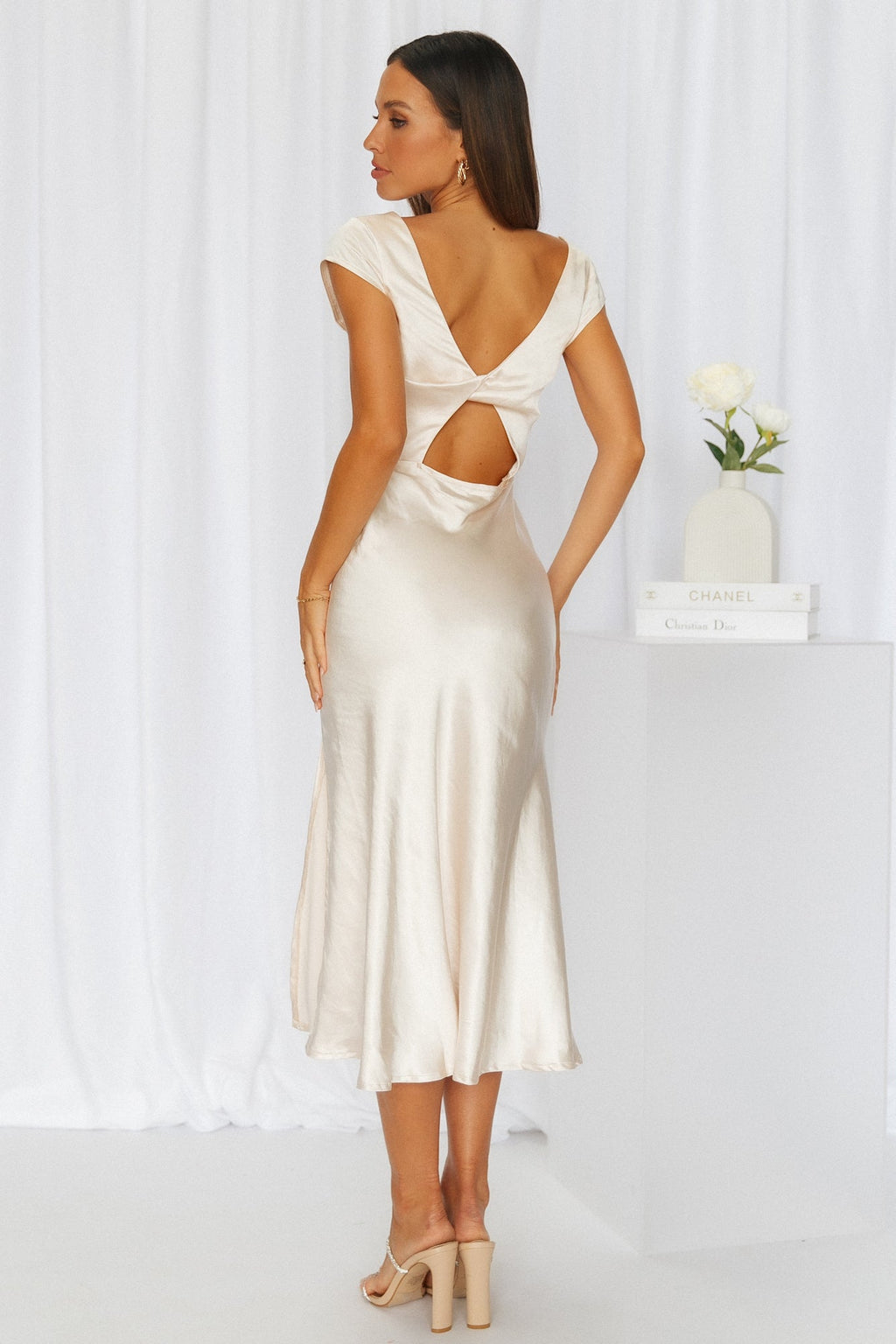 Portofino Midi Elbise — Barzello