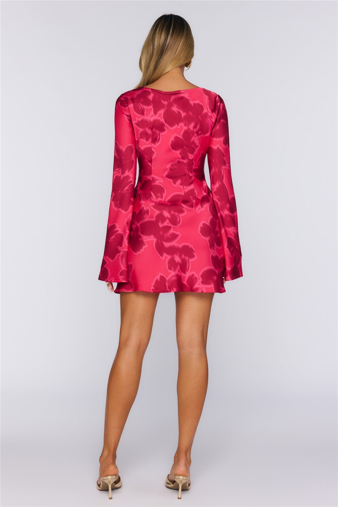 Quilla Saten Mini Elbise — Barzello