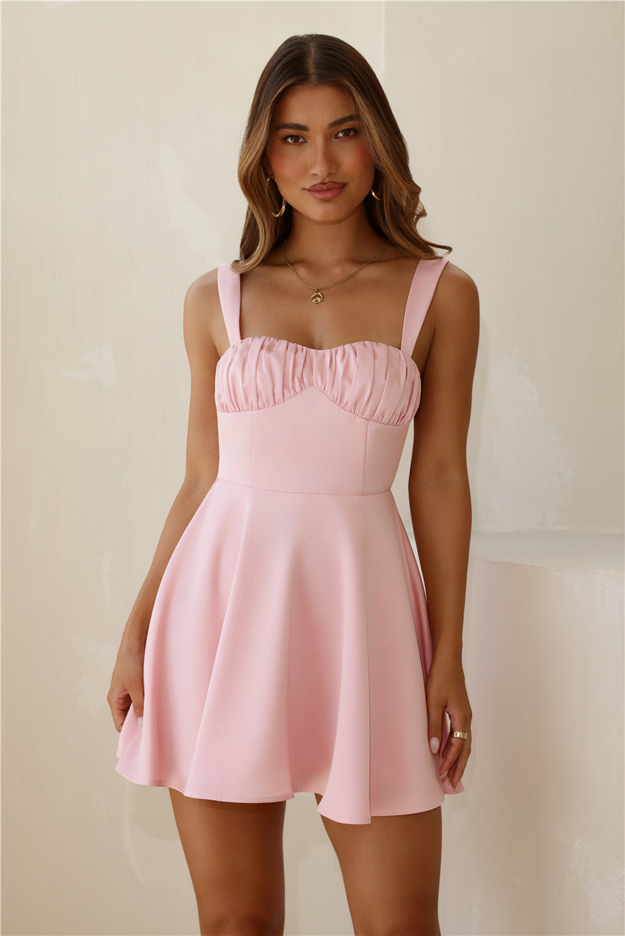 Rêverie Saten Mini Elbise — Barzello